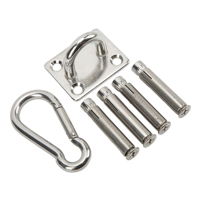 Plafondophangset 250kg 551lb Draagvermogen RVS Ophangset voor Yoga Training gray