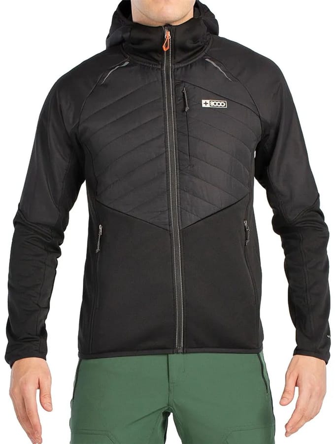 +8000 Niel Fleece Met Volledige Rits Zwart S Man