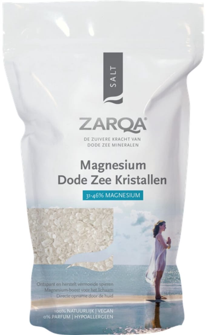 Zarqa - Dode Zeekristallen Magnesium - 3 x 1 kg - Voordeelverpakking