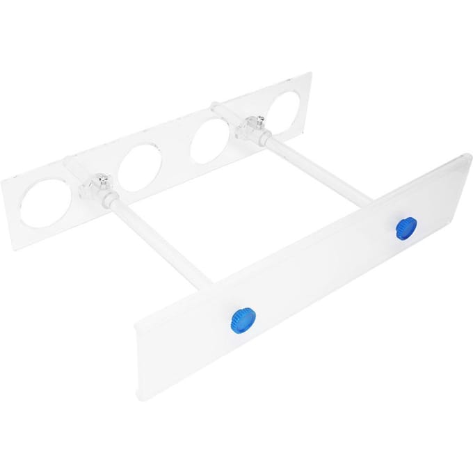 Plexiglas Trechtersteun 4 Gaten Laboratoriumaccessoire Verstelbare Hoogte Trechterhouder white