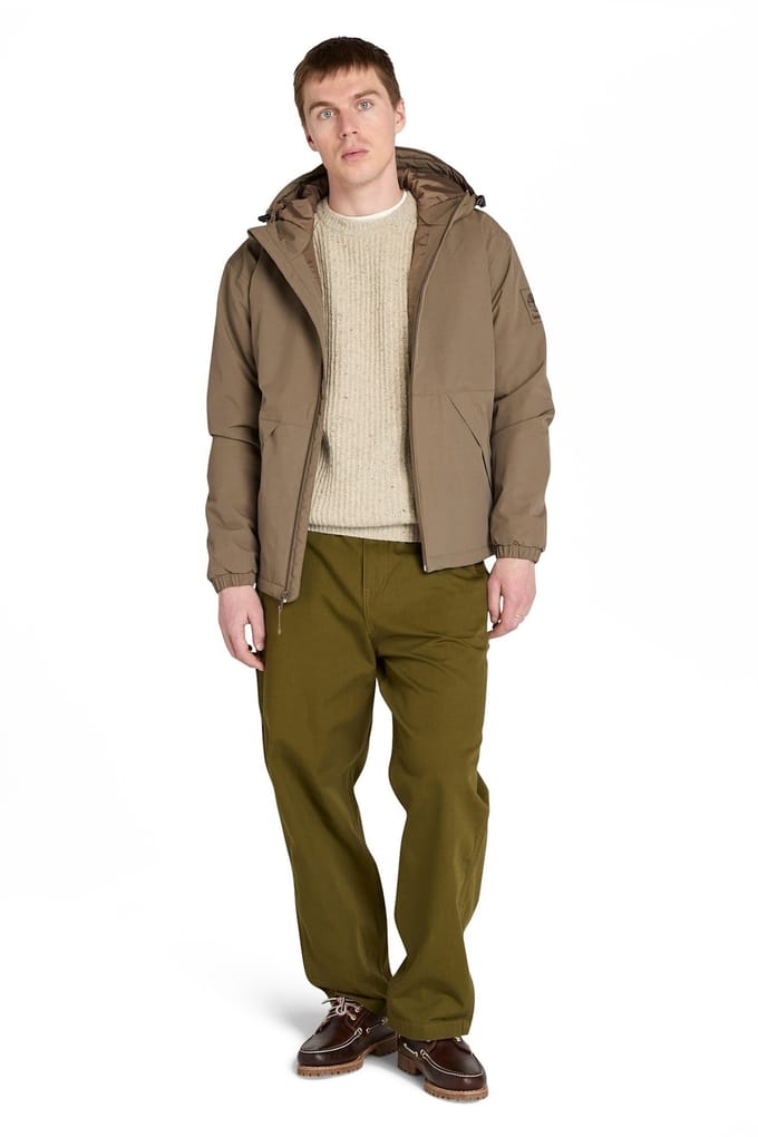 Timberland Waterproof Insulated Jacket Chocolate Chip Maat: S | Regenjassen Outlet | Heren | Bruin