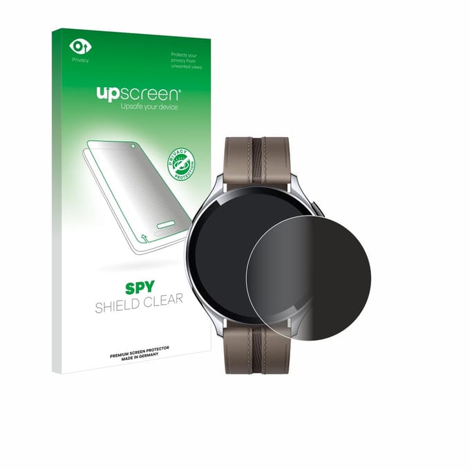 upscreen - privacy screenprotector voor Xiaomi Watch 2 Pro - Folie Beschermfolie Blauwlichtfilter