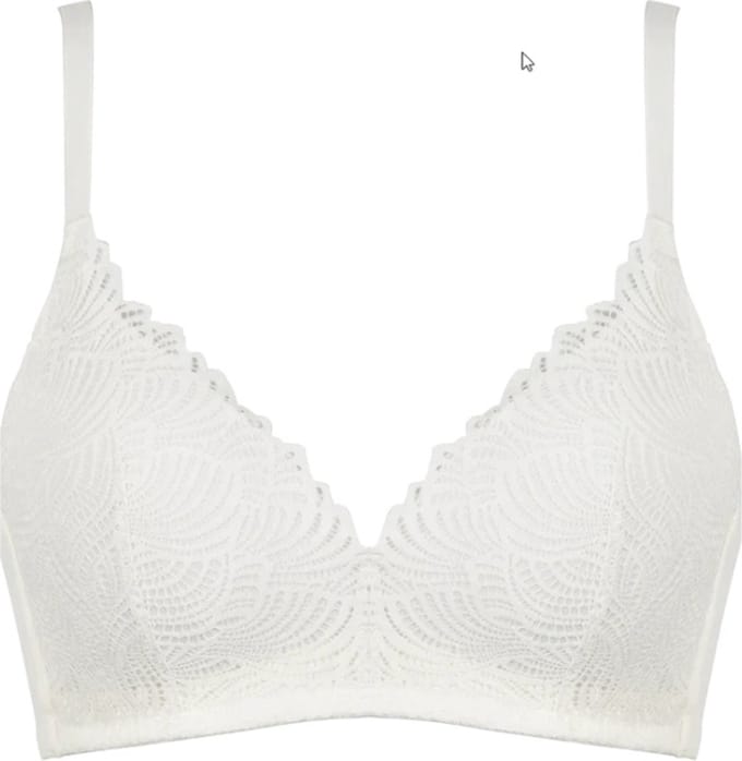 Naturana - 5674 - Soft bh met kant - Ecru - 85D