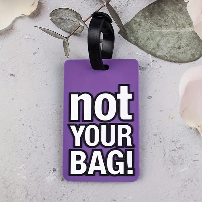 DW4Trading Kofferlabel Reislabel Bagage label Not Your Bag!