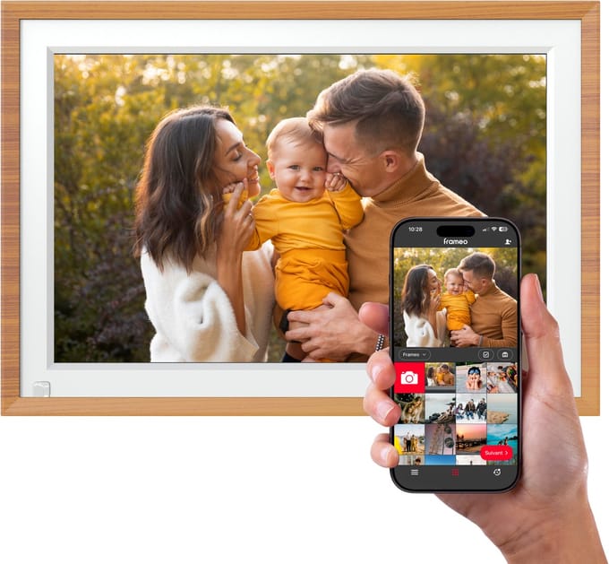 Agfa Digital WiFi Photo Frame 10 inch Wood