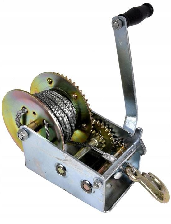 GEKO Handlier - 1150 kg - 10 m staalkabel - Dubbele versnelling - Handrem