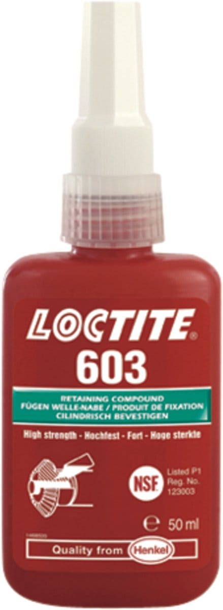 Loctite 603 Serie - Kleefpasta - Voor Tulei en Lagers - Hoge Sterkte - Lage Viscositeit