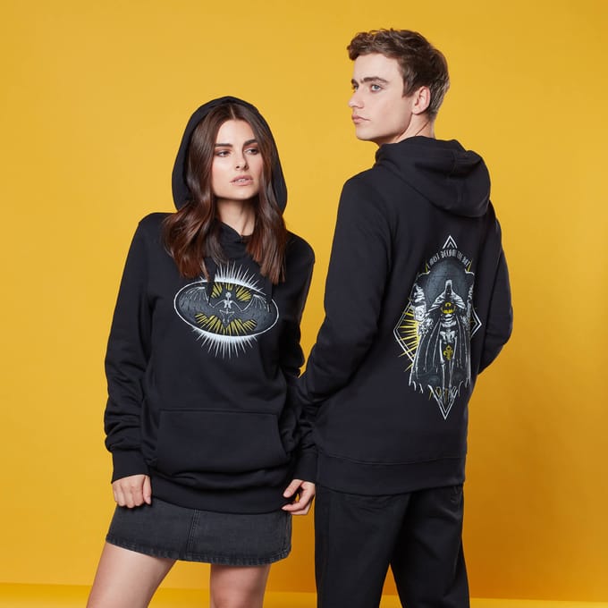 Gothic Batman Hoodie - Black - M