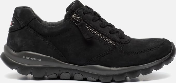 Gabor Sneaker zwart Leer - Dames