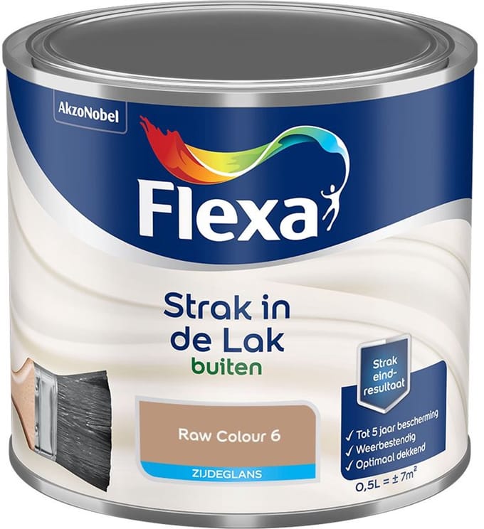Flexa - Strak Op De Muur Binnen Mat - 100% Branding - Mengverf - 2,5 L