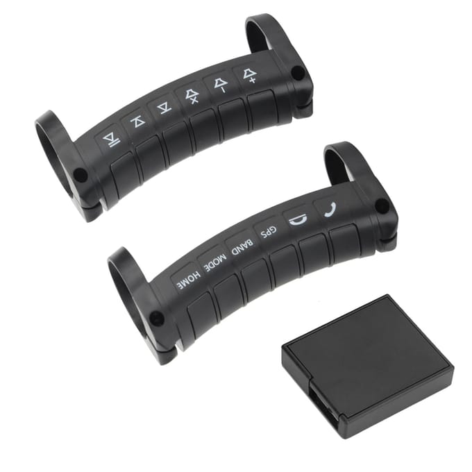 Universele Draadloze Afstandsbediening voor Auto Stuurwiel DVD Navigatie Knoppen Controller black
