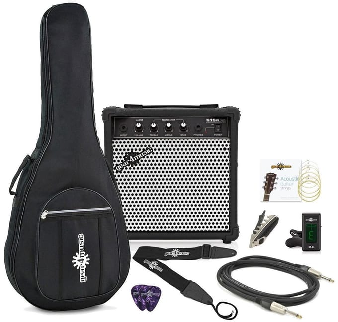 15 Watt Akoestische Gitaarversterker & Accessoirepakket