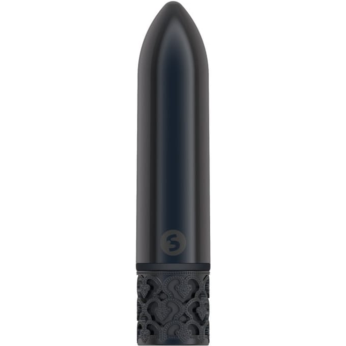 Royal Gems - Krachtige oplaadbare vibrator Bullet - Zwart
