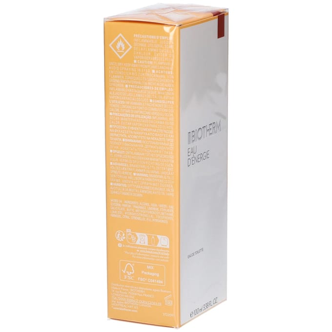 Biotherm Eau d'Énergie de Toilette Spray Damesparfum Dames 100 ml