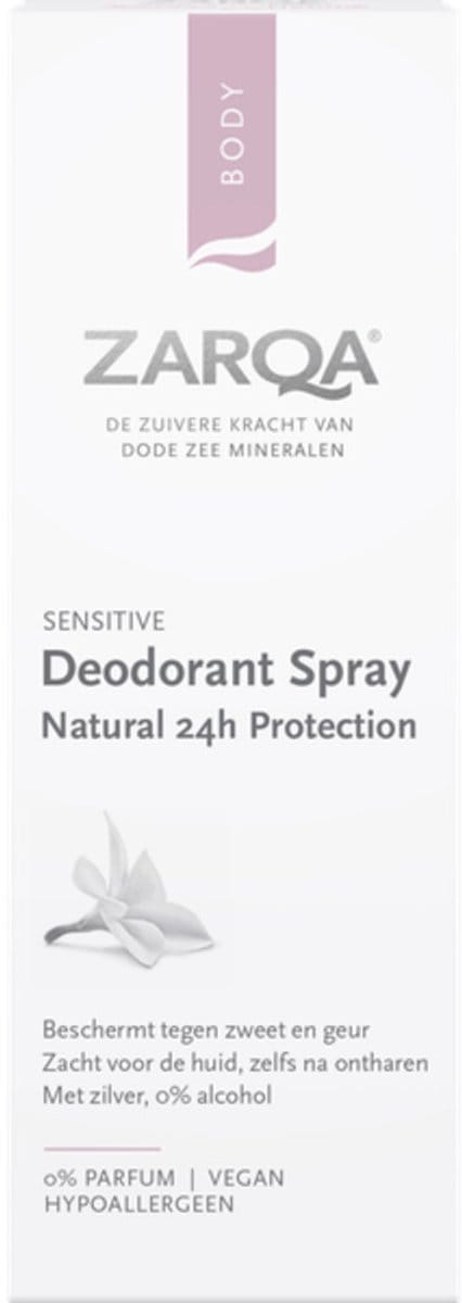 ZARQA - Sensitive Deodorant Spray - Natural 24H Protection - 50ml