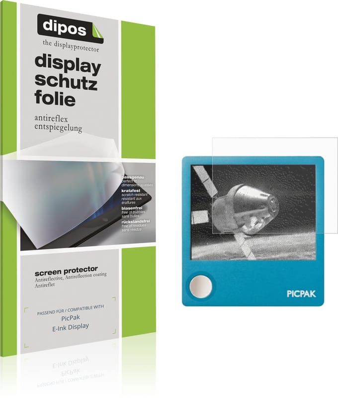 dipos – 4x Matte Beschermfolie geschikt voor PicPak E-Ink Display | Krasbestendige & antireflecterende Screenprotector Ultra-Thin