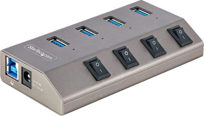 StarTech.com 5G4AIBS-USB-HUB-EU USB hub - 4 - Grijs