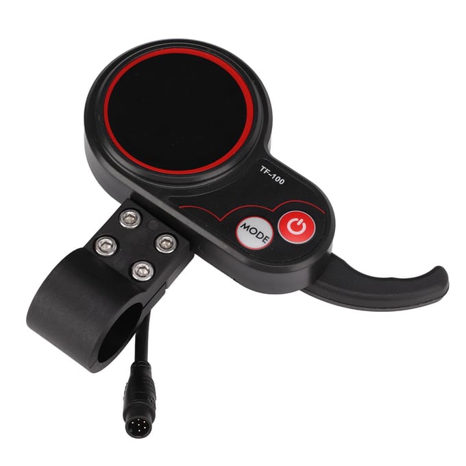 Écran 48V TF‑100 Instrument de Communication 6 Broches pour Contrôleur de Trottinette Électrique M4 black