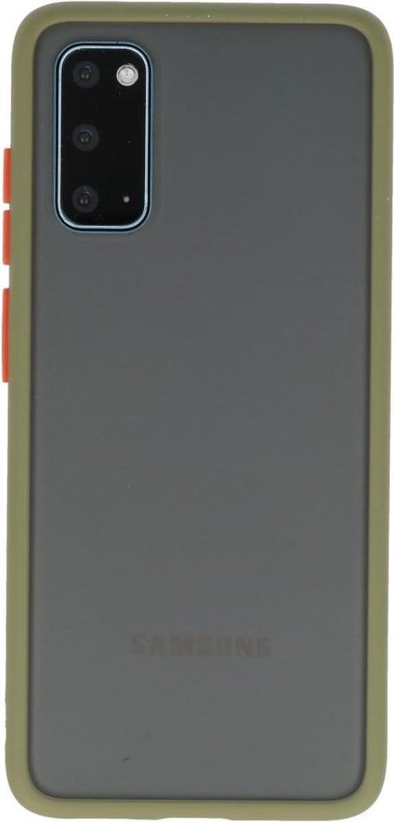 Hardcase Backcover Geschikt voor Samsung Galaxy S20 Groen