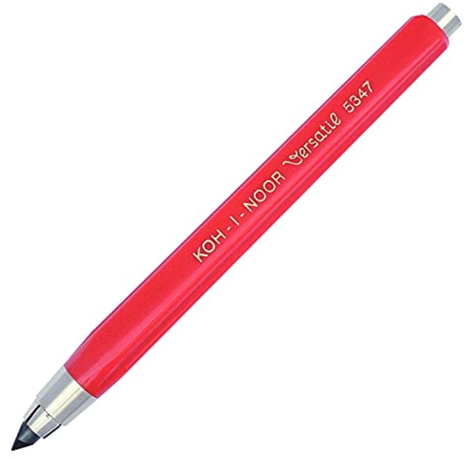 Mechanische Koppeling Lead Houder Potlood - Rood - 5.6mm Diameter