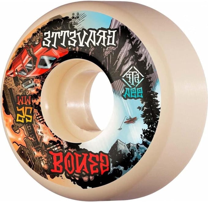 Bones STF Gravette Heaven & Hell Skateboard Wielen 99A V2 Wit 52mm