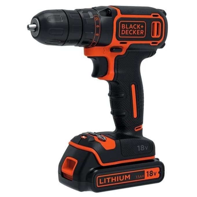 Schroefboormachine Black & Decker BDCDC18BAST-QW 18 V 15 Nm