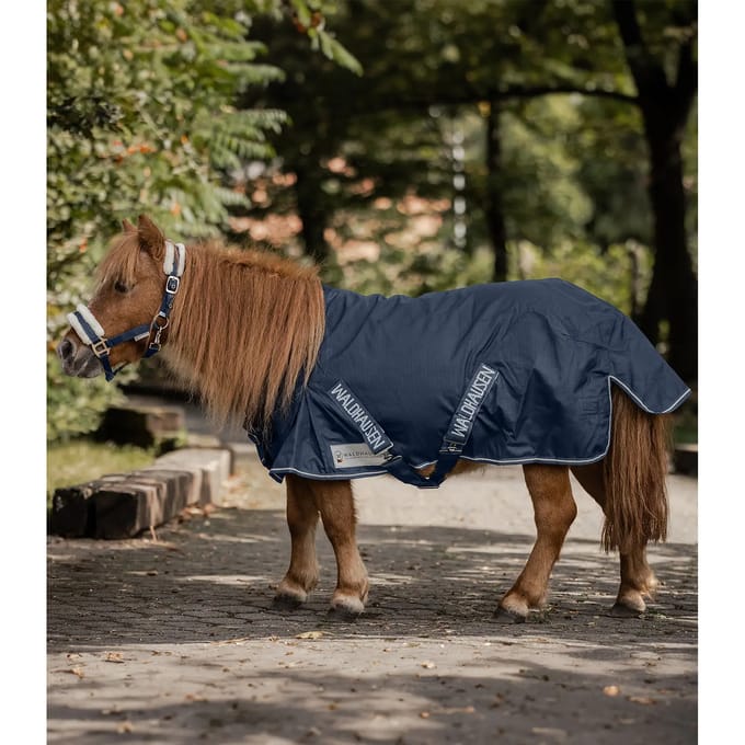 Shetty regendeken - blauw - bm 90 - om 135 cm