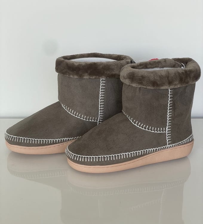 Lords & Lilies pantoffel - taupe - 232-52-TSC-C/773 - maat 37/38
