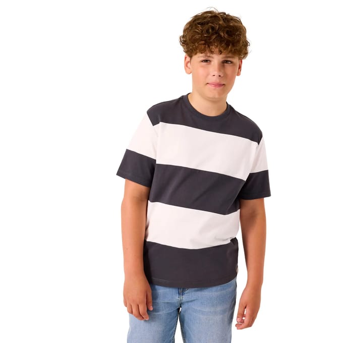 GARCIA Jongens Effen T-shirt Grijs Korte mouw