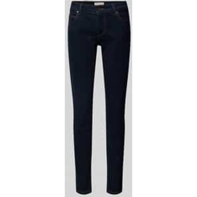 Skinny fit jeans met labeldetails