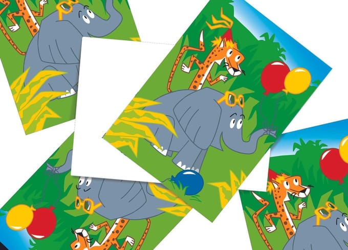Uitnodigingen Jungle party