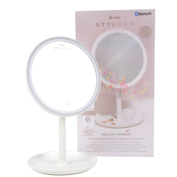 StylPro Melody Rechargeable Bluetooth Mirror 1 st