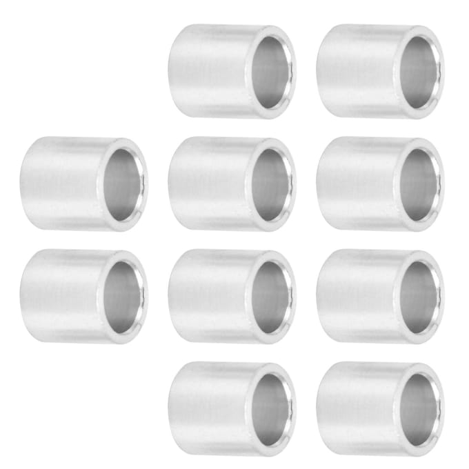 10 stuks Set Aluminiumlegering Afstandsstuk Ronde Pakking Interval Structuur Ondersteunende Fittingen Buitendiameter 8 mm