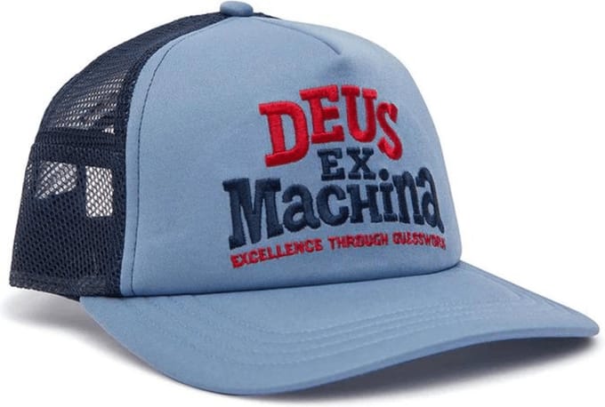 Deus Guesswork Aqua Trucker Cap