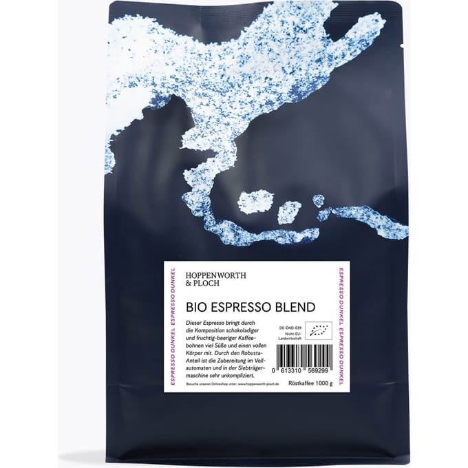 Hoppenworth & Ploch Hoppenworth &amp; Ploch Bio Espresso Blend 1kg