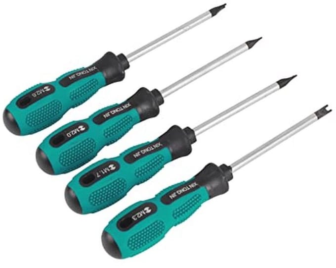 Set van 4 Magnetische U Vork Schroevendraaiers - Multifunctioneel Handgereedschap