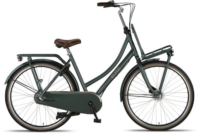 Altec Transportfiets dames Retro 28 Inch 53 cm Dames 3V Rollerbrake Bosgroen