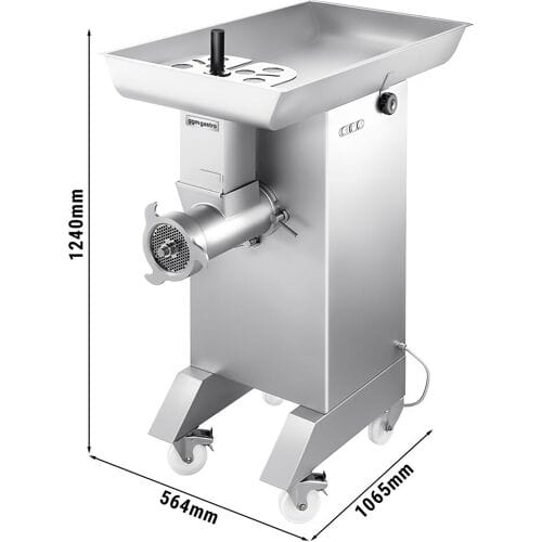 GGM Gastro Elektrischer Fleischwolf - Größe 42 - - 1200-1300kg/h - 5,1 kW - Messer 4,5mm