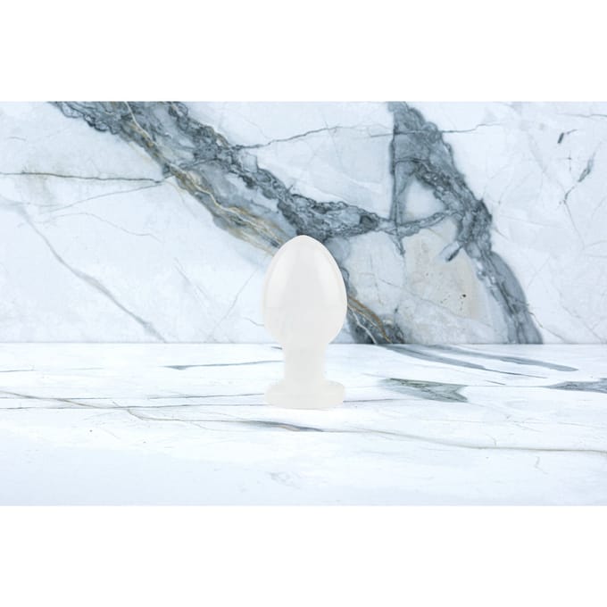 Buttplug Ava - Unique Handmade Buttplug of Clear Quartz