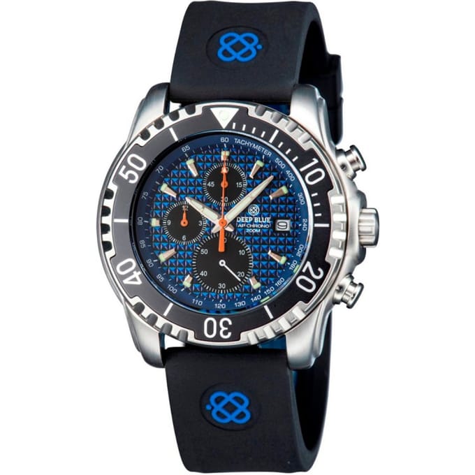 Deep Blue AP Chronograph quartz diver Blue