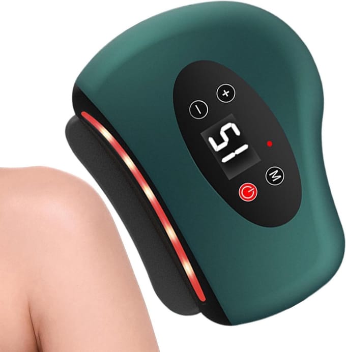 Voetmassageapparaat - Spierherstel tool - Diepe spierontspanning - 12 vibratie standen - 95 x 8 cm - Rood