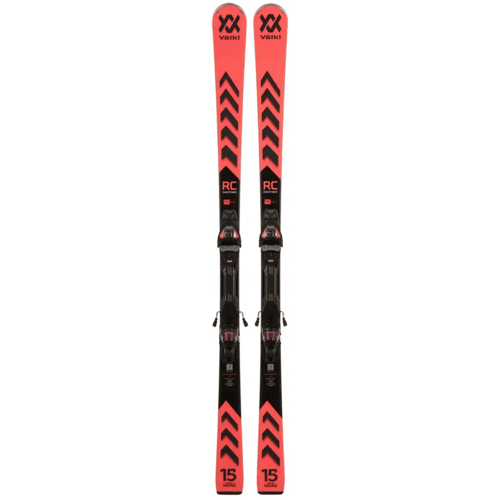 Völkl Racetiger RC Vmotion3 + Vmotion 12 (Maat - 165, Kleur - Red/Black)