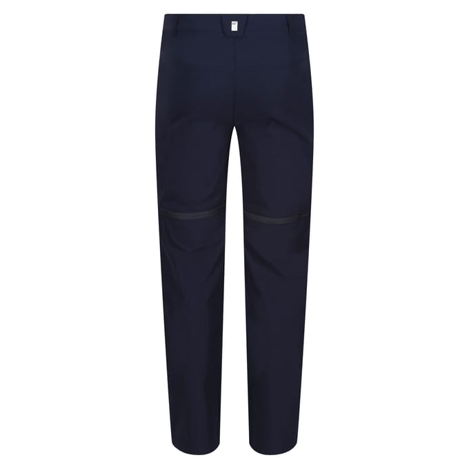 Regatta Kinder/Kinder Highton Stretch Afritsbare Wandelbroek (Marine)