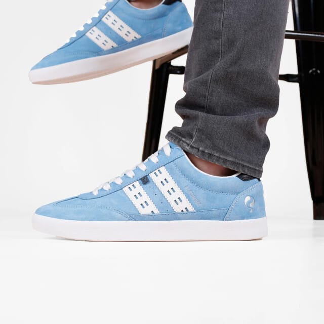 Heren Sneaker Platinum - Lichtblauw/Wit