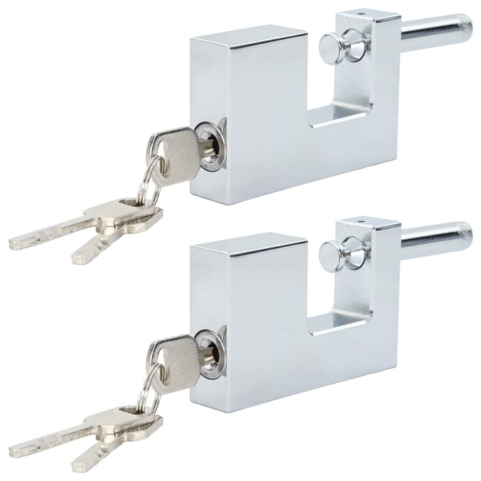 Cadenas Suspendu 2 pcs Acier Argenté