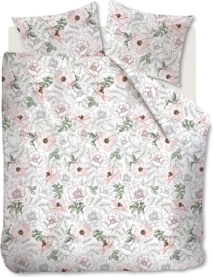 Ambiante Nadie dekbedovertrek - Lits-Jumeaux - 240x200/220 - Roze