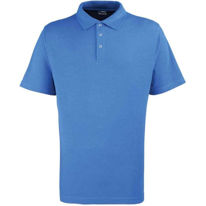 Premier Heren Press Stud Werkpoloshirt (Koningsblauw)