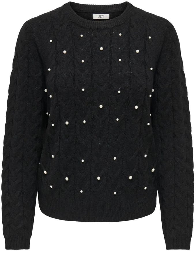 Jacqueline de Yong Jdycarmen ls o-neck pearl pullover knt -