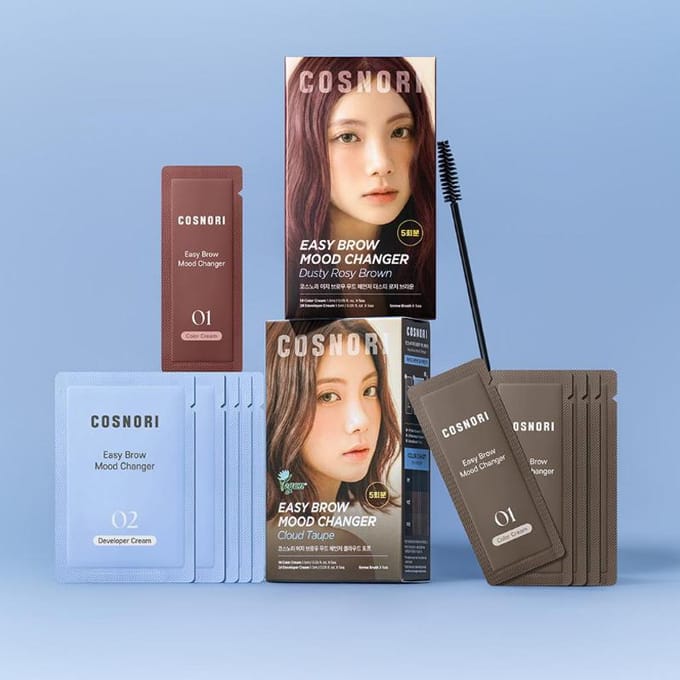 COSNORI - Easy Brow Mood Changer Set - 2 Colors 2026 Version - #Cloud Taupe