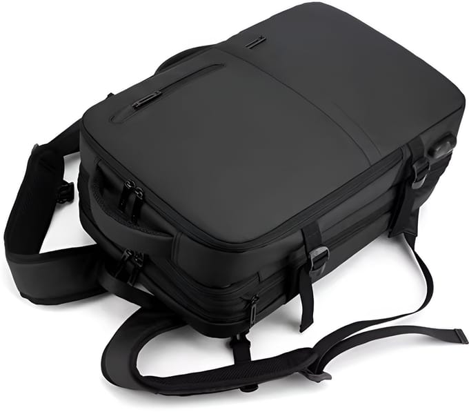 CarryQuest® - USB Computerrugzak - Waterdicht + Ingebouwde Datakabel - Ergonomisch Ontwerp - Schoudertas - Herentas - Reistas Met Grote - Grijs